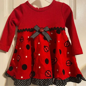 Rare Editions Ladybug Dress